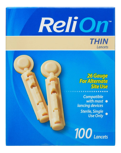 Relion Thin Lancets, 100 Pz
