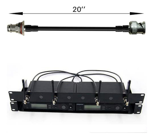 Cable De Extensión De Antena De Micrófono Inalámbrico De 2 P