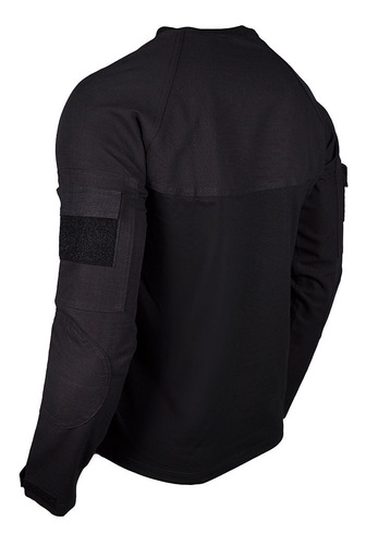 Imagen 3 de 7 de Remera Táctica Bajo Chaleco Negro