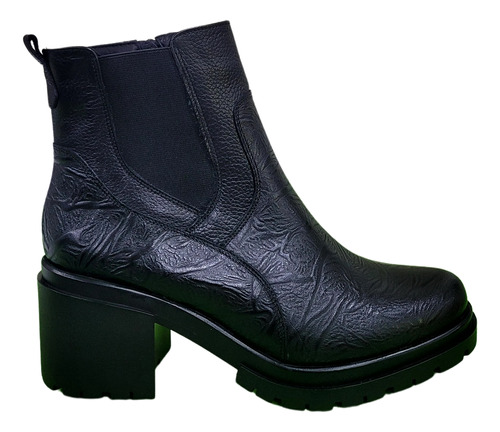 Botin Mujer Hebles Hoja                           