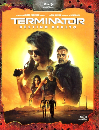 Terminator 6 Destino Oculto Schwarzenegger Pelicula Blu-ray