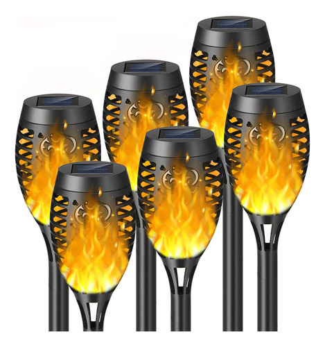 Reegold Luces Solares De Llama Para Exterioresantorchas Led
