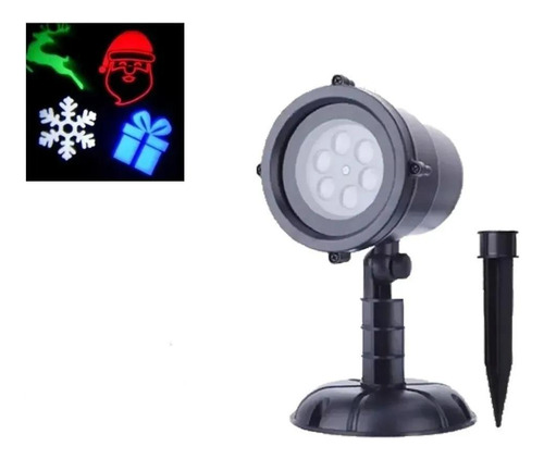 Led Snowflake Lamp Projetor Natalino Luz