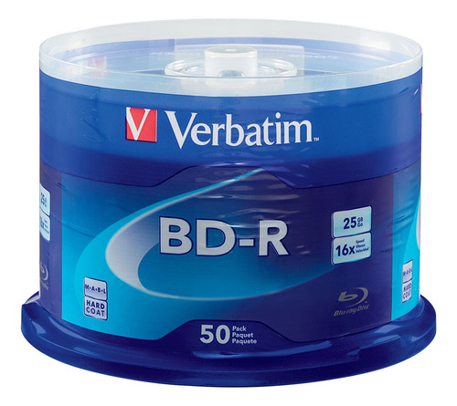 Verbatim BD-R 25GB 6x 2 unidades.