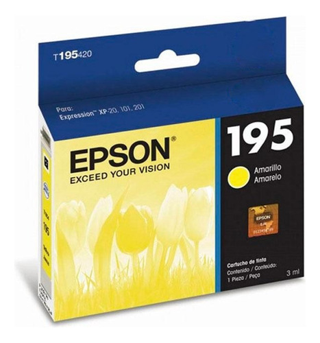 Cartucho De Tinta Epson 195