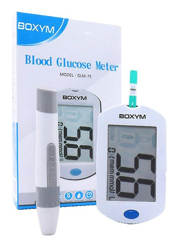 Glucometro Boxym + 50 Tiras Medidores De Glucosa En Sangre 