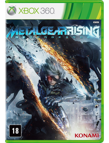 Jogo Midia Fisica Metal Gear Rising Revengeance Pra Xbox 360