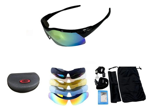 Lentes Gafas Deportivos Con Micas Intercambiables Accesorios