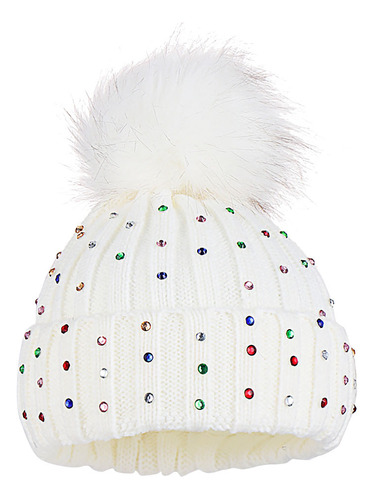 Gorro Infantil De Lana Para Tejer Con Dobladillo Keep Warm W