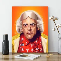 Comprar Cuadros (x2) Marty Mcfly & Doc Brown 20x30 Volver Al Futuro