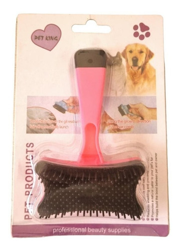 Cepillo Cardina Para Perro Con Extractor De Pelo Chico