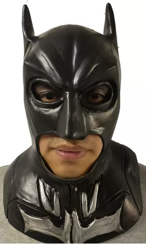 Mascara Látex Batman Con Pechera Adulto