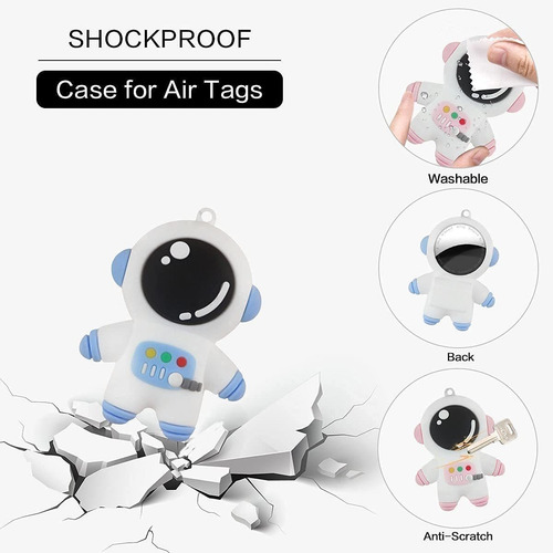 Imagen 2 de 7 de Txgot Funda Para AirPods Pro Case Y Llavero Dise O Airtags