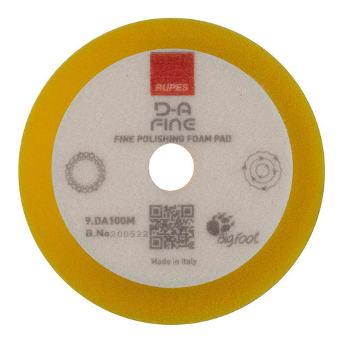Boina De Espuma Amarela Rupes D-a Fine - Lustro 3