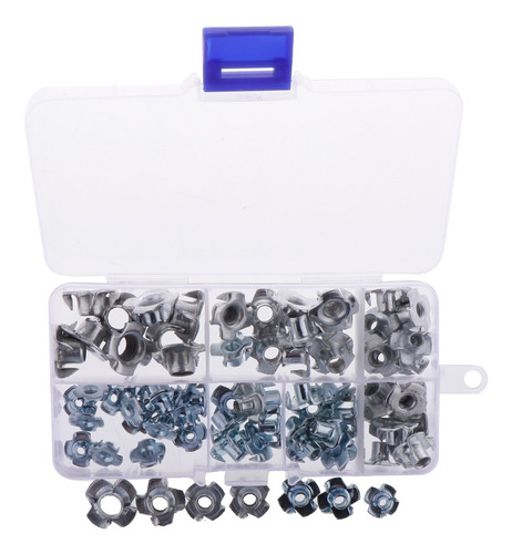Imagen 8 de 12 de 80pcs M3 / M4 / M5 / M6 / M8 Zincado Cuatro Patas De Muebles