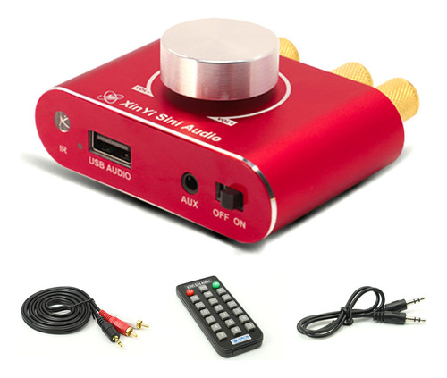 Amplificador De Potencia Bt 50w+50w Amplificador De Sonido I