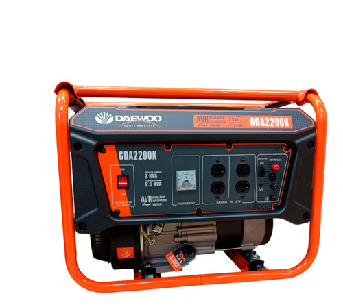 Generador A Gasolina Daewoo 2.5 Kw Potencia 212 Cc