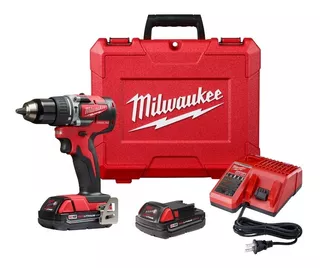 Combo Rotomartillo 1/2 M18 Brushless 2802-22ct Milwaukee Color Rojo