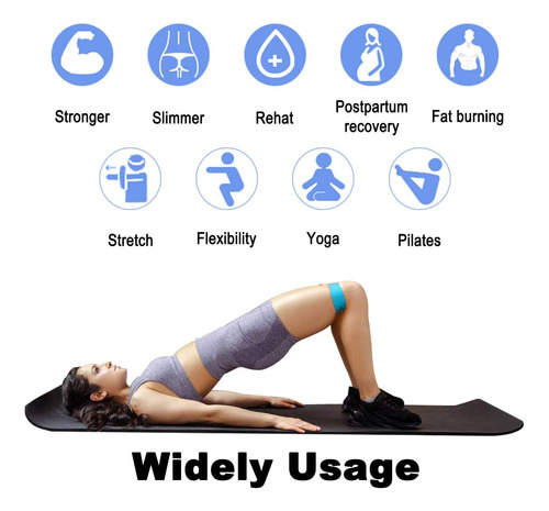 Bandas De Resistencia Fitness, Set De 5 Cintas Elasticas