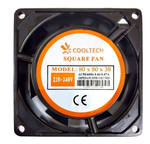 Cooler Cooltech 7 Paletas Ruleman 8 X 8 X 3,8 Cm 220 Volts