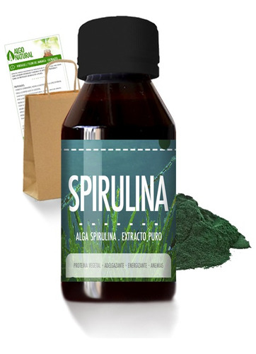 Spirulina Extracto: Anemia- Minerales- Adelgazar- Proteina