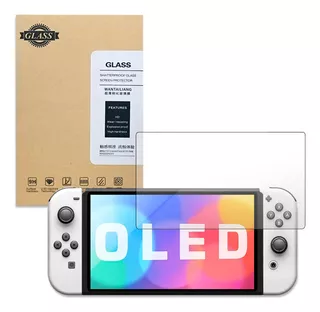 Protector De Pantalla Mica De Vidrio Nintendo Switch Oled