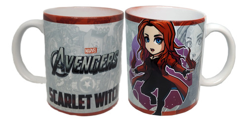 Taza Wanda Maximoff Pocillo Mug Scarlet Witch Avengers