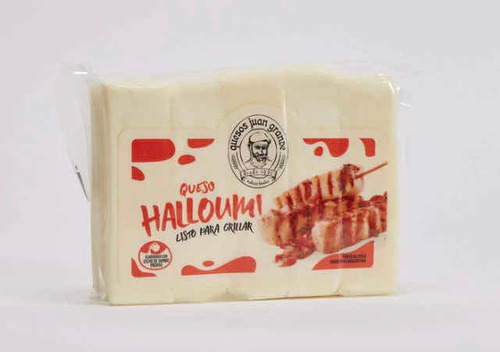 Queso Halloumi Pack400gr Juan Grande Sin Tacc (5 Bastones)