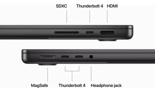 MacBook Pro (2023). O notebook da Apple chip M3 Pro, CPU de