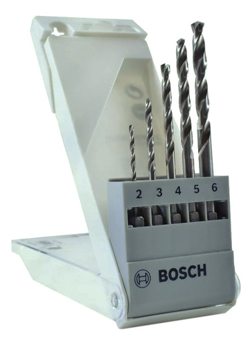 Set De Mechas Metal 2-3-4-5-6 Mm Bosch Hexagonal 2608595517