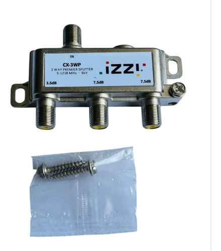 Splitter Divisor De Señal Tv 1 A 3 Aparatos