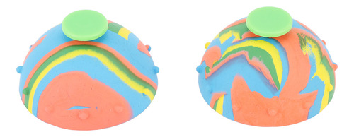 Bounce Bowls Fidget Toys, 2 Piezas, Goma, Camuflaje, Rebote
