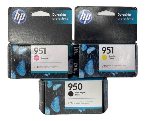 Cartuchos Kit X2 Hp 950 N + 951 Magenta-amarillo Estandar