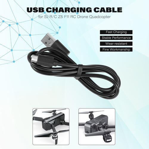 Cabo De Carregamento Usb Para Sj R / C Z5 F11 Rc Zang?o Gps