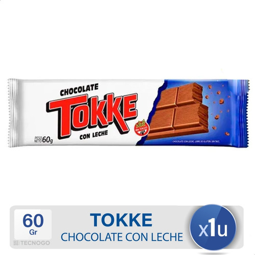 Chocolate Tokke Con Leche Sin Tacc - Mejor Precio