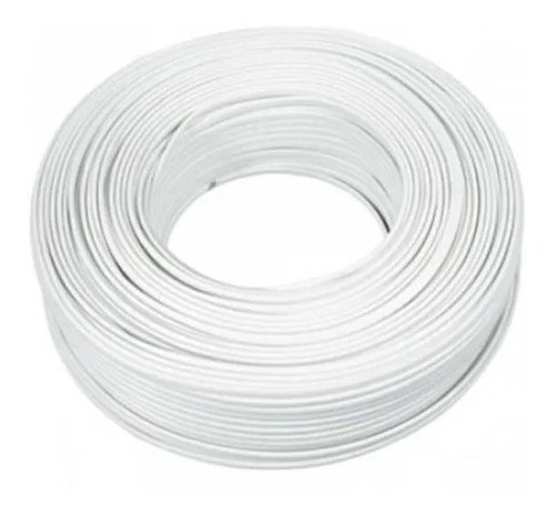 Cable Paralelo Bipolar 2x 1mm Rollo 100 Mts Blanco Argenplas