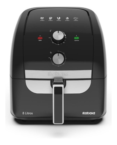 Fritadeira Air Fryer Itatiaia 8 Litros Preta Afita1003 127