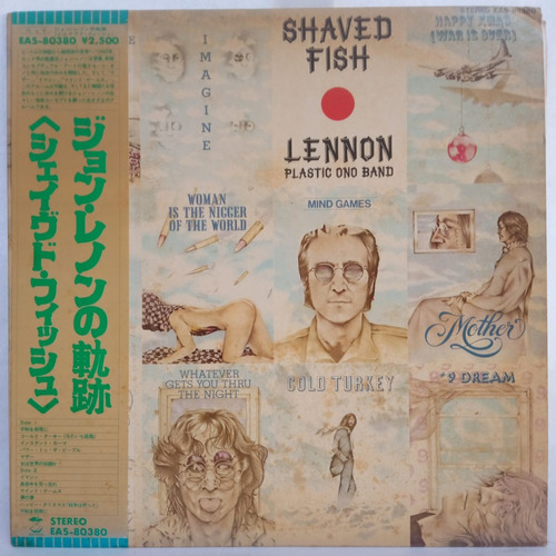 John Lennon, The Plastic Ono Band Shaved Fish Vinilo Jap.obi