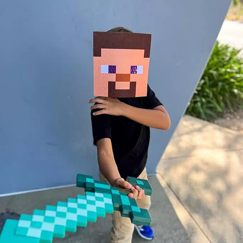 Espada De Espuma Y Pico De Diamante Minecraft Niños Juguetes