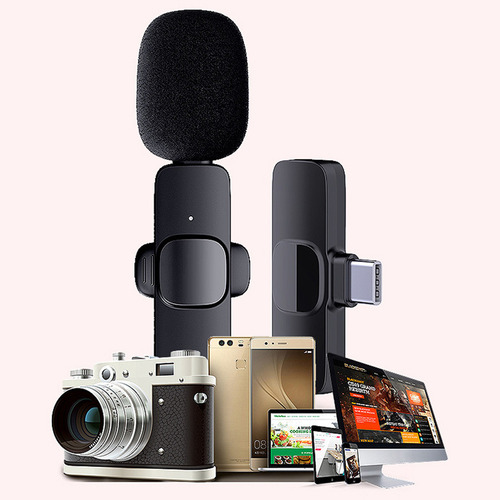 Micrófono Inalámbrico Para Ios Android Con Type-c 2em1