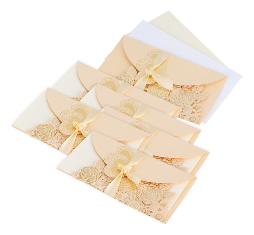 ~ Sobre Para Tarjetas De Invitación De Boda, 6 Juegos,