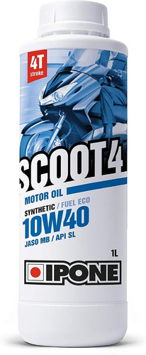 Ipone Aceite Semisintético Scoot 4 4t 10w40 1 Litro