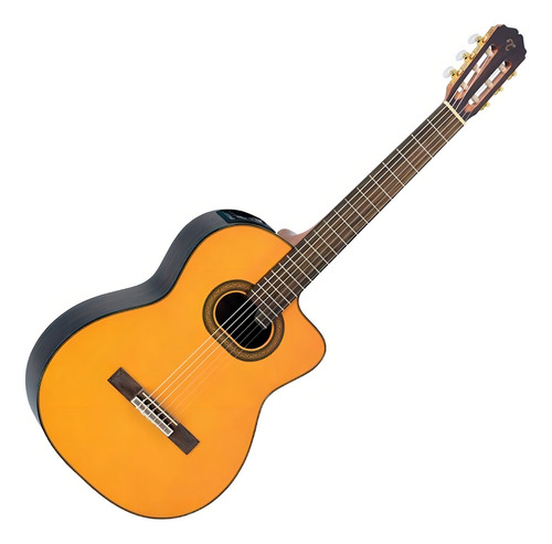 Violão eletroacústica Takamine GC6CE para destros natural laurel brilhante