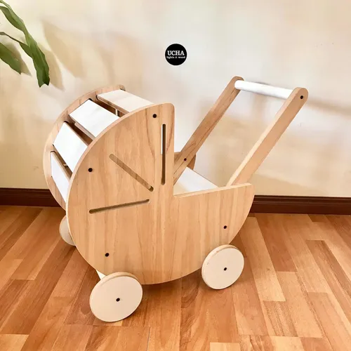Carrito andador bebe madera deals