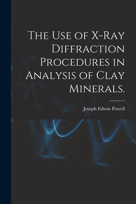 Libro The Use Of X-ray Diffraction Procedures In Analysis...