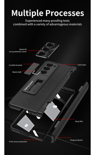 Funda Protector Uso Rudo Case Para Samsung Z Fold 3/4/5/6