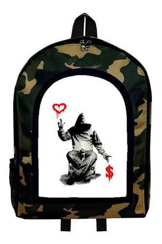 Mochila Camuflada Graffiti Mod Aar20