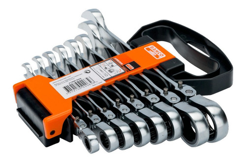 Juego Llaves Ratchet 41rm/sh8 Articulada 8 Pzas 8-19mm