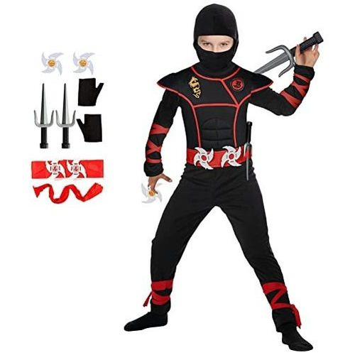 Disfraz De Ninja Para Niños Disfraz De Halloween, Disfraz De