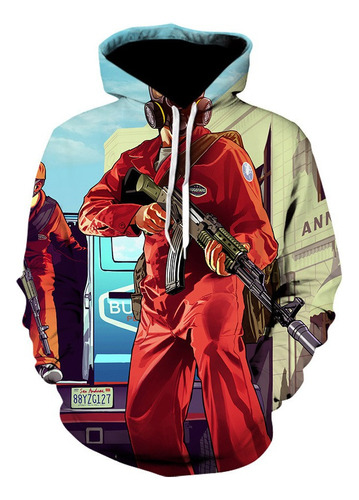 Grand Theft Auto 3d Diversión Gta 5 Sudaderas Con Capucha